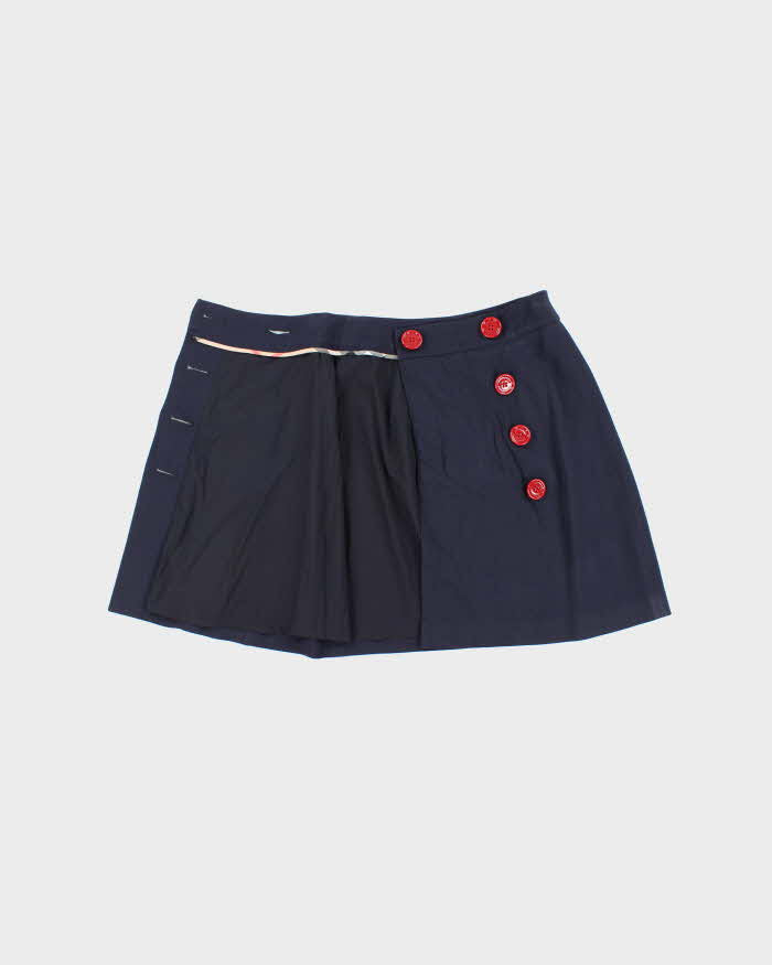 Vintage Burberry Button Skirt - XXS