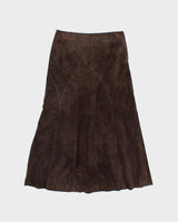 Vintage Danier Suede Maxi Skirt - S