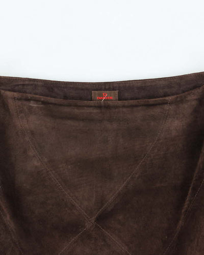 Vintage Danier Suede Maxi Skirt - S
