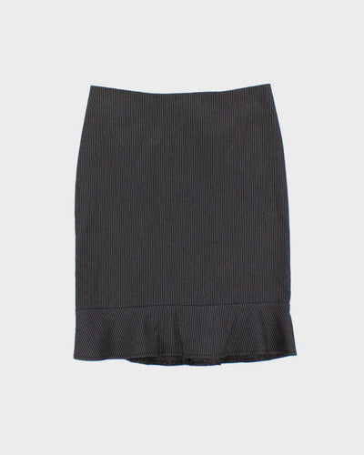 Vintage Y2k 00s Le Chateau Pin Stripe Skirt - XS