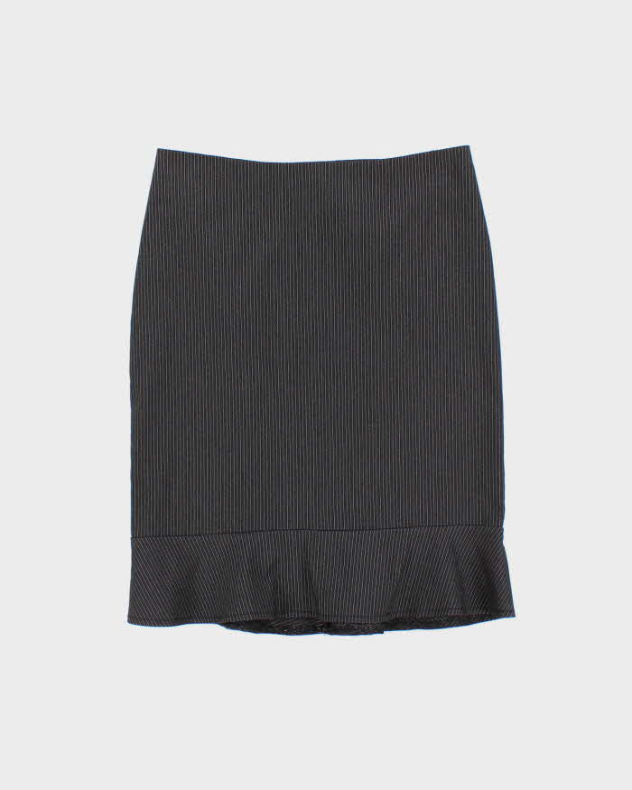 Vintage Y2k 00s Le Chateau Pin Stripe Skirt - XS