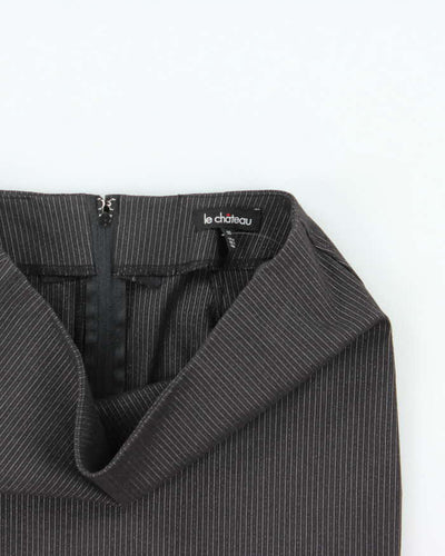 Vintage Y2k 00s Le Chateau Pin Stripe Skirt - XS