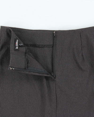 Vintage Y2k 00s Le Chateau Pin Stripe Skirt - XS
