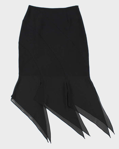 Vintage 90s Cartise Flowy Hem Skirt - XS