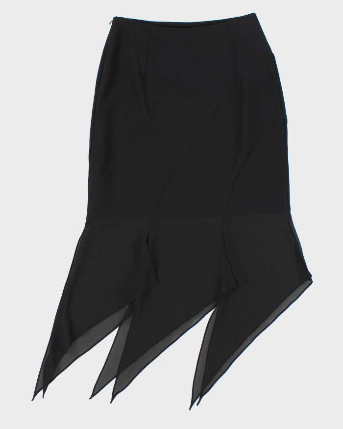 Vintage 90s Cartise Flowy Hem Skirt - XS