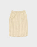 Vintage 90s XOXO Gold Stripe Skirt - XXS
