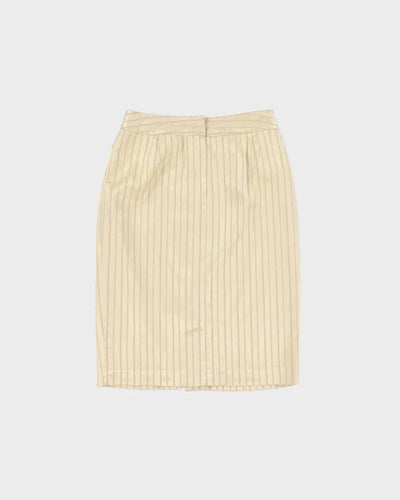 Vintage 90s XOXO Gold Stripe Skirt - XXS