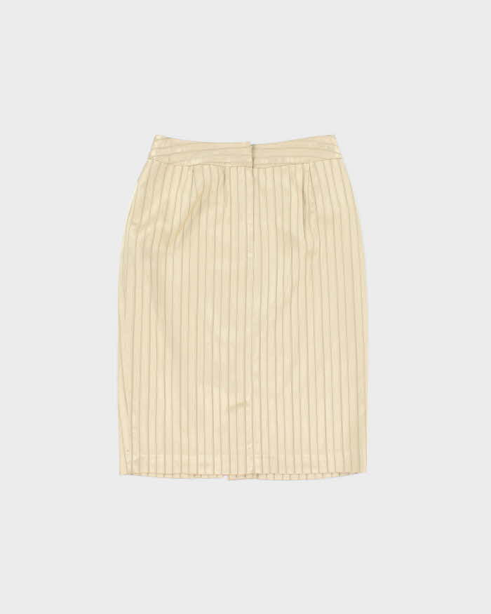Vintage 90s XOXO Gold Stripe Skirt - XXS
