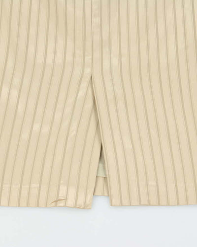 Vintage 90s XOXO Gold Stripe Skirt - XXS