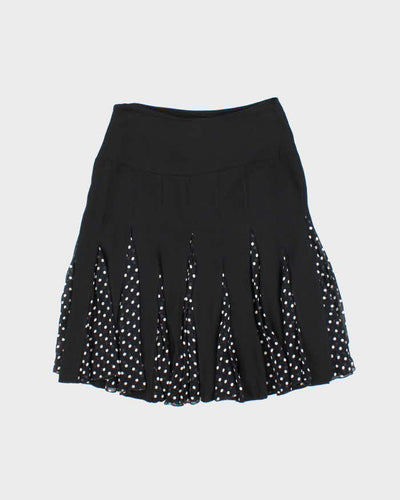 Vintage 90s Turan Polka Dot Beaded Skirt - S