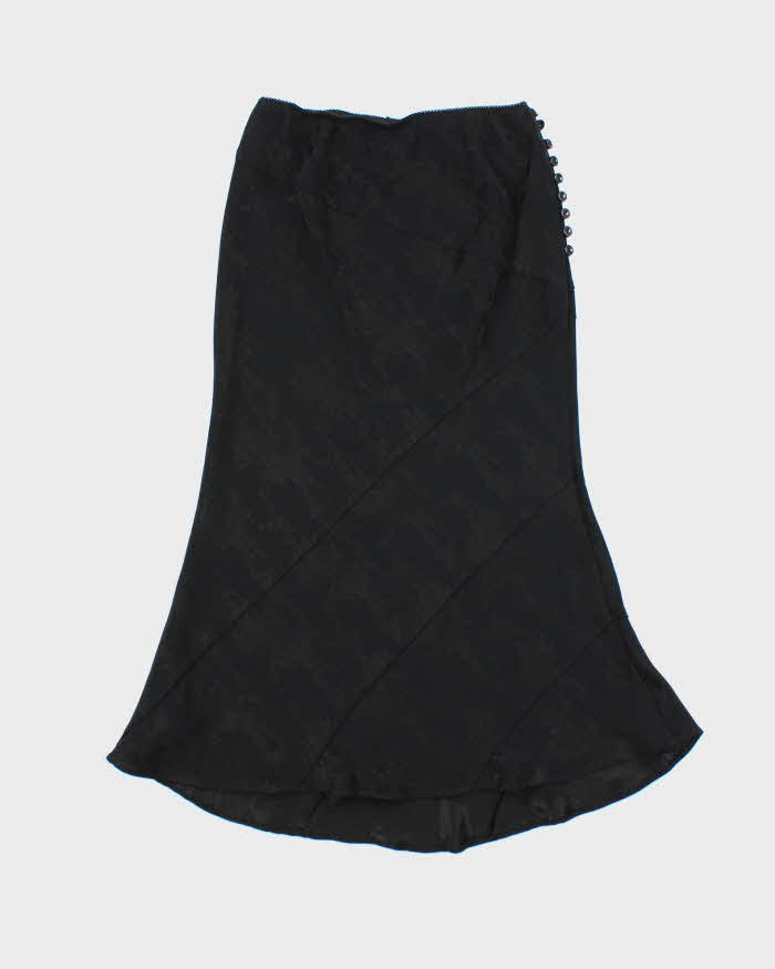 Vintage 90s Precis Floral Satin Skirt - XS