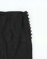 Vintage 90s Precis Floral Satin Skirt - XS