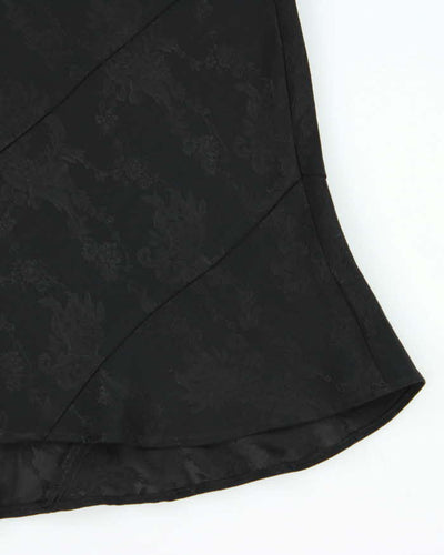 Vintage 90s Precis Floral Satin Skirt - XS