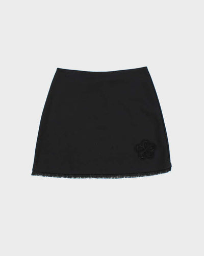Vintage 90s Morgan De Toi Cut-out Detail Mini Skirt - XS