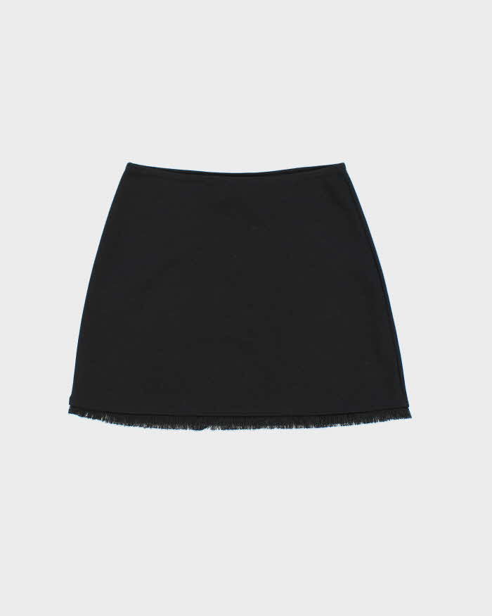 Vintage 90s Morgan De Toi Cut-out Detail Mini Skirt - XS