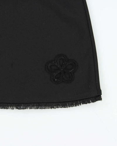Vintage 90s Morgan De Toi Cut-out Detail Mini Skirt - XS