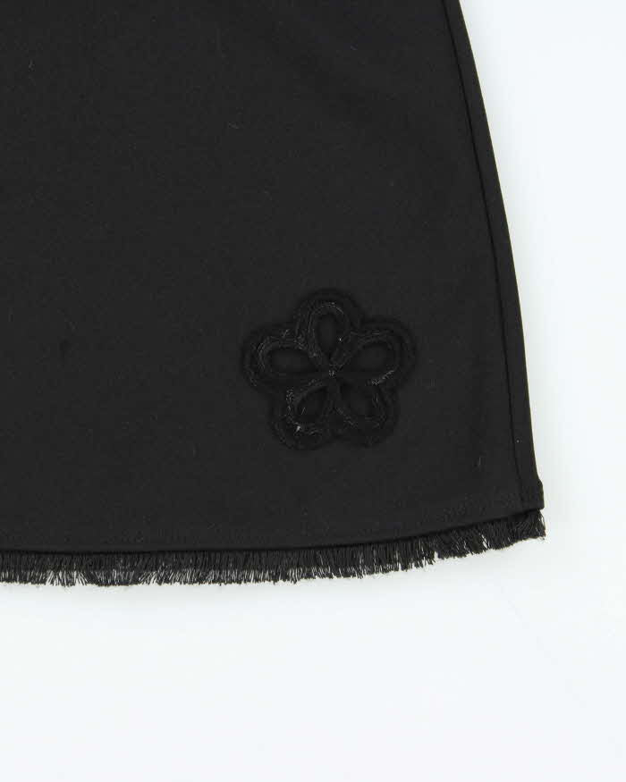 Vintage 90s Morgan De Toi Cut-out Detail Mini Skirt - XS