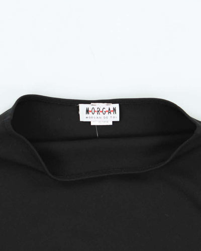 Vintage 90s Morgan De Toi Cut-out Detail Mini Skirt - XS