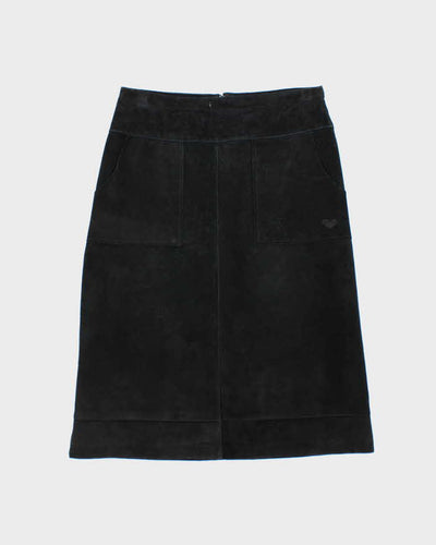 Vintage 00s Roxy Suede Skirt - M