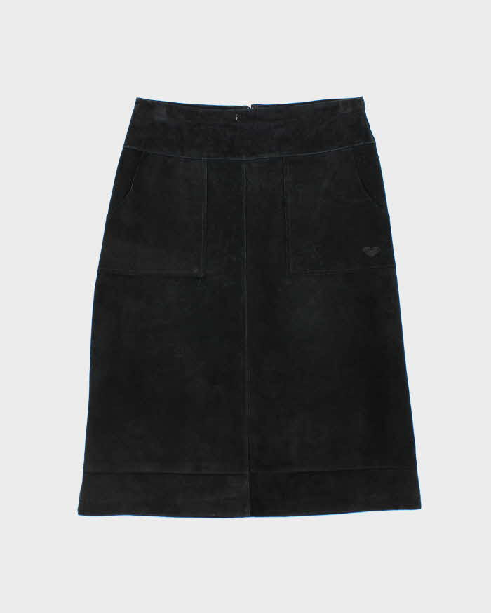 Vintage 00s Roxy Suede Skirt - M