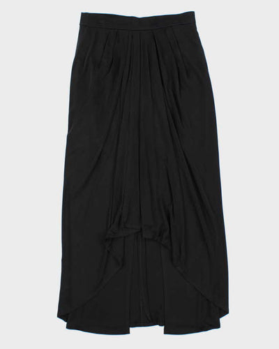 Vintage Christian Lacroix Black Asymmetric Midi Skirt - W28