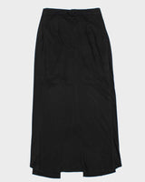Vintage Christian Lacroix Black Asymmetric Midi Skirt - W28