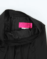 Vintage Christian Lacroix Black Asymmetric Midi Skirt - W28