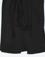 Vintage Christian Lacroix Black Asymmetric Midi Skirt - W28