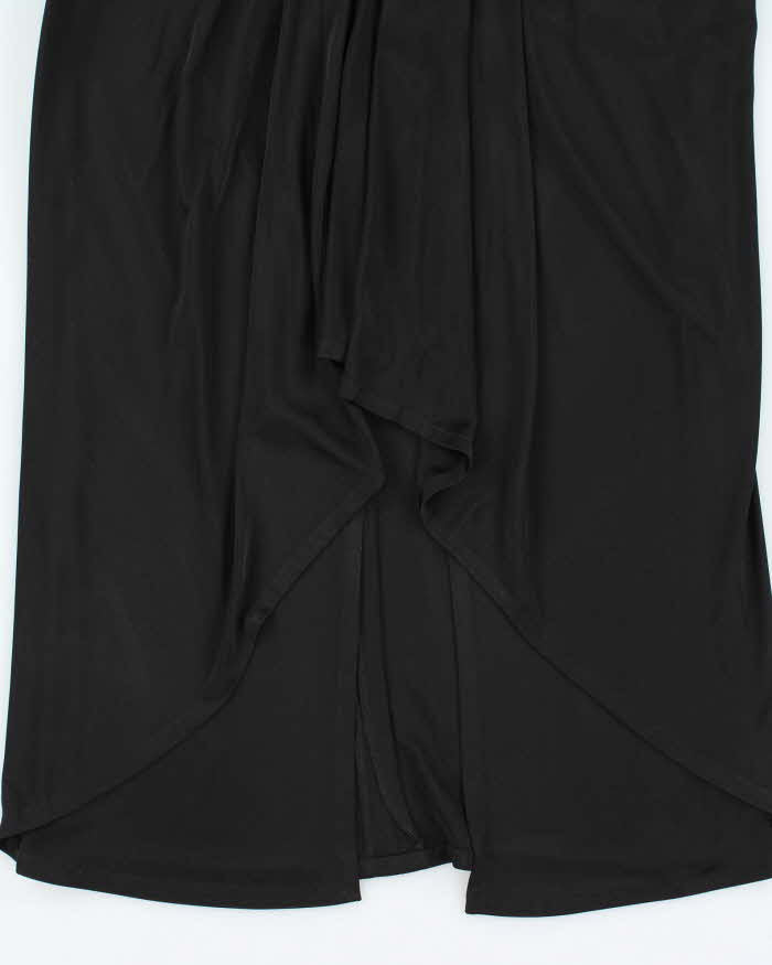 Vintage Christian Lacroix Black Asymmetric Midi Skirt - W28