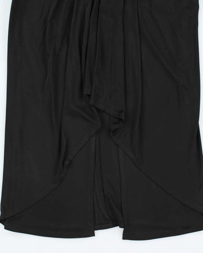 Vintage Christian Lacroix Black Asymmetric Midi Skirt - W28