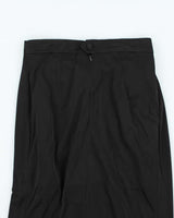Vintage Christian Lacroix Black Asymmetric Midi Skirt - W28