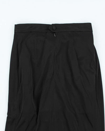 Vintage Christian Lacroix Black Asymmetric Midi Skirt - W28