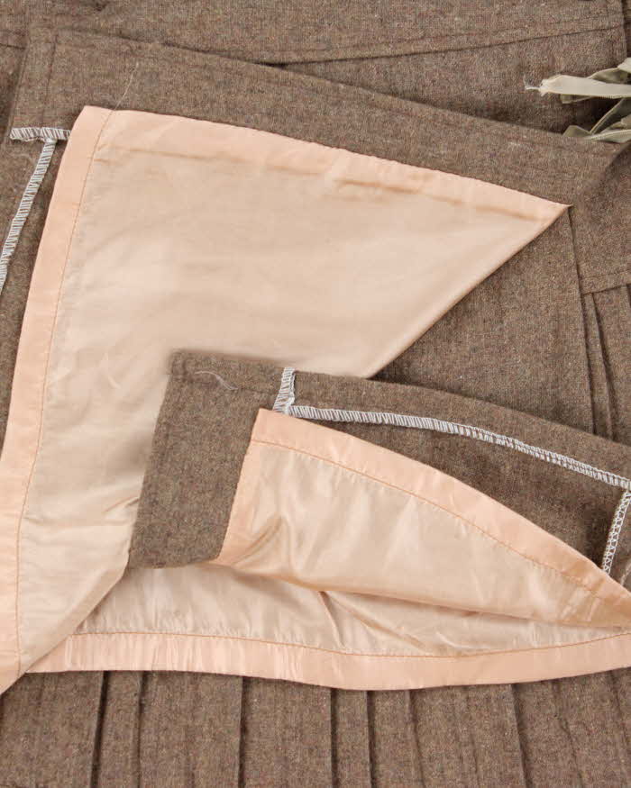 Vintage 90s 00s Ai Yong Lin Wool Blend Mini Wrap Skirt - XS