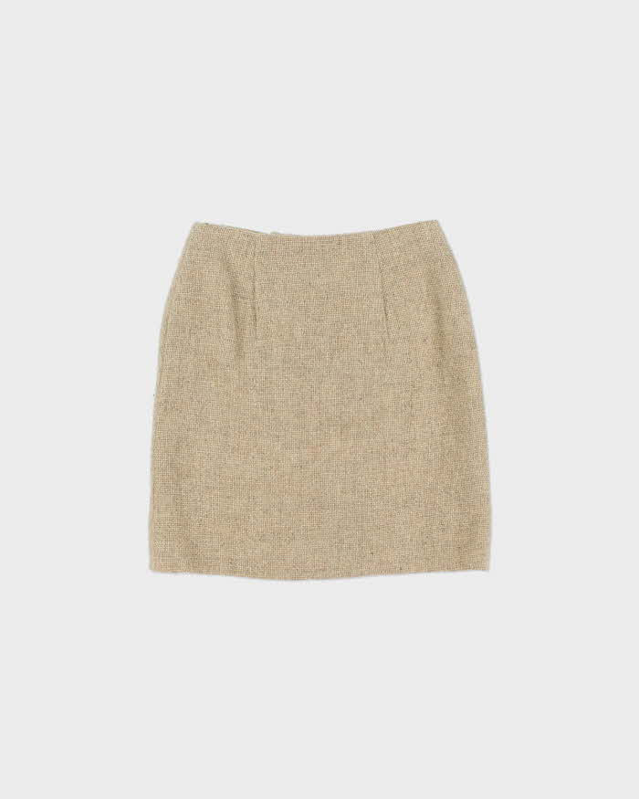 Vintage 90s Moschino Nature Friendly Wool Skirt - XXS
