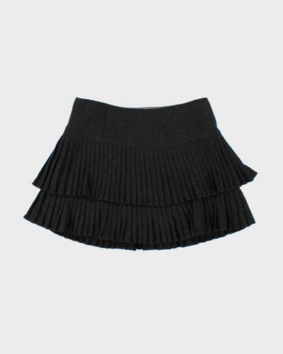 Vintage Nanette Lapore Wool Blend Double Layer Pleated Skirt - S