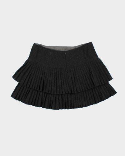 Vintage Nanette Lapore Wool Blend Double Layer Pleated Skirt - S