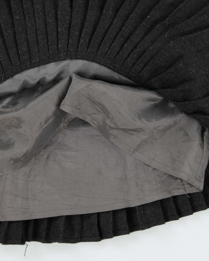 Vintage Nanette Lapore Wool Blend Double Layer Pleated Skirt - S