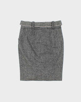 Vintage Y2k 00s Bebe Wool &amp; Silk Blend Skirt - S