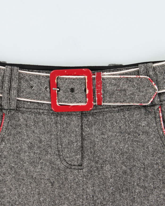 Vintage Y2k 00s Bebe Wool & Silk Blend Skirt - S