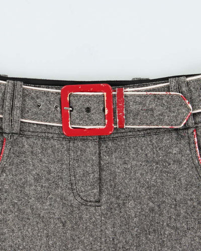 Vintage Y2k 00s Bebe Wool & Silk Blend Skirt - S