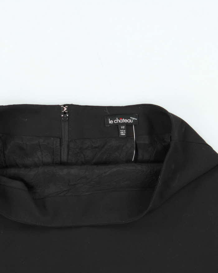 Vintage Y2k 00s Le Chateau Pleated Hem Skirt -XS