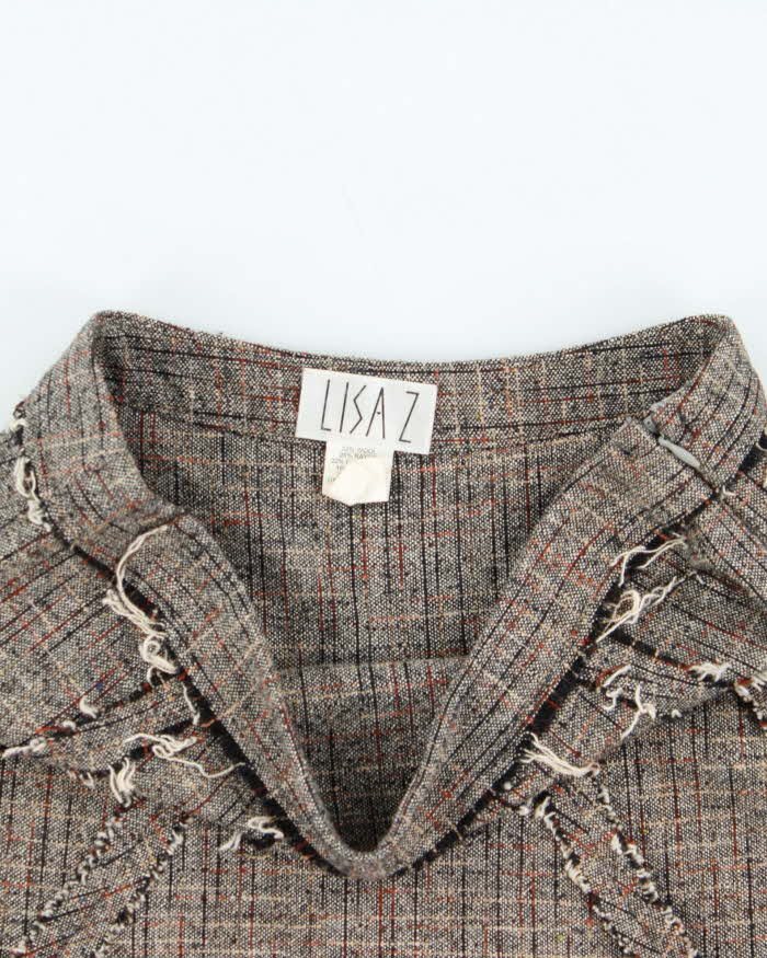 Vintage 00s Lisa Z Wool Blend Skirt - XS