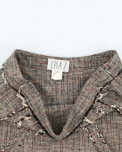 Vintage 00s Lisa Z Wool Blend Skirt - XS