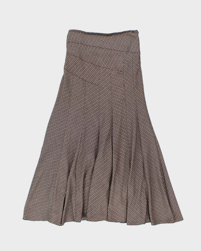 Vintage Y2k 00s Nouveau Check Skirt - S