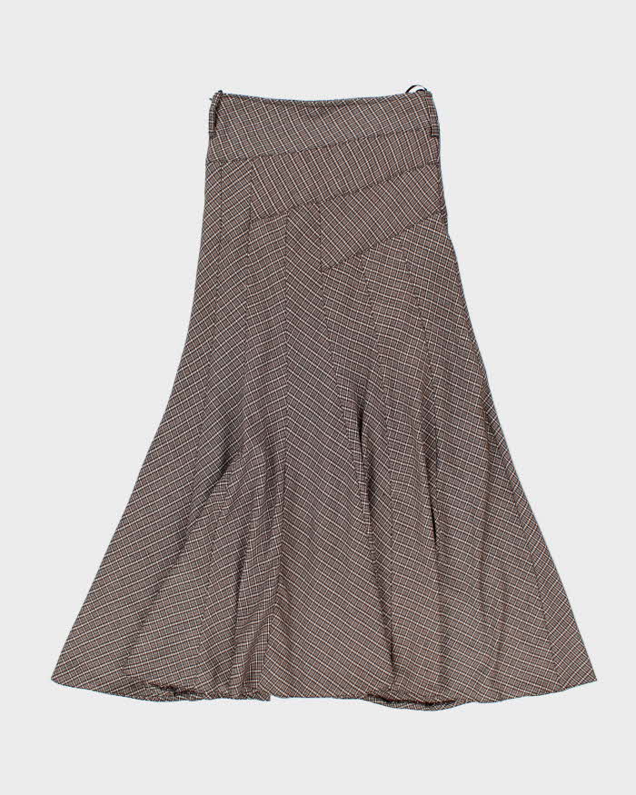 Vintage Y2k 00s Nouveau Check Skirt - S