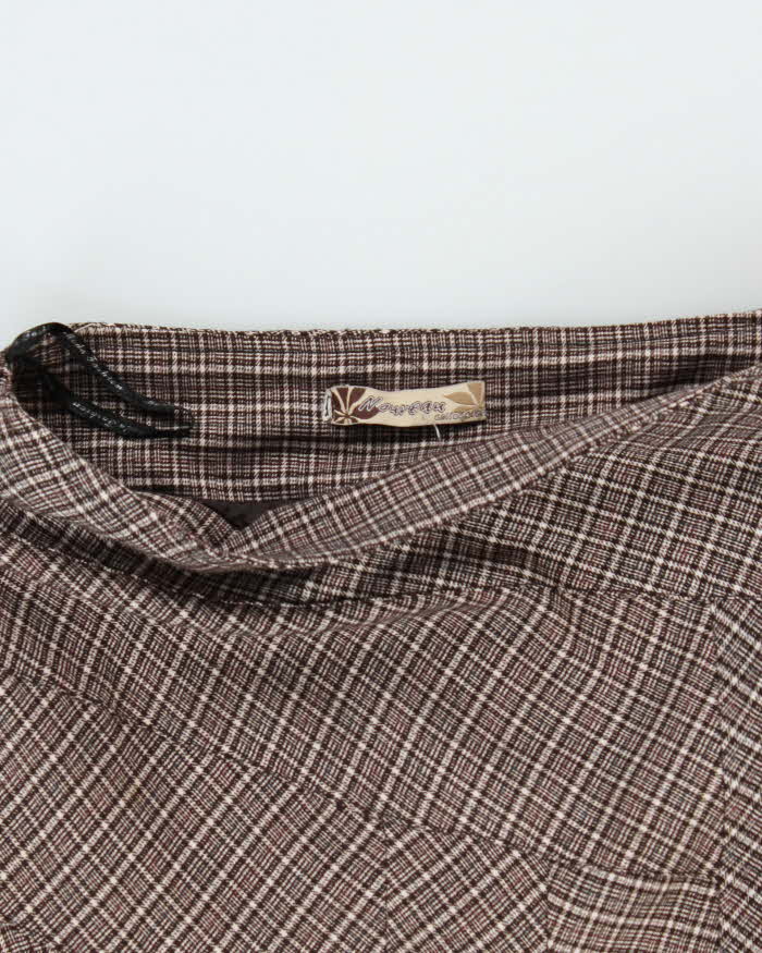 Vintage Y2k 00s Nouveau Check Skirt - S