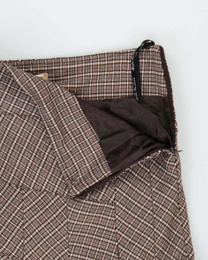 Vintage Y2k 00s Nouveau Check Skirt - S