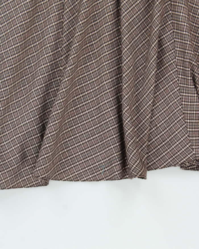 Vintage Y2k 00s Nouveau Check Skirt - S