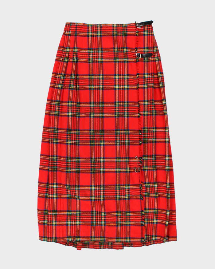 Vintage F.J Bacon Wool Blend Long Kilt - S