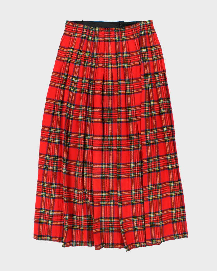 Vintage F.J Bacon Wool Blend Long Kilt - S